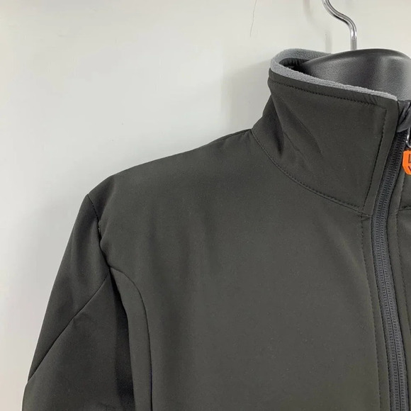 30seven‎ Men's Full Zip Heated Black Long Sleeve Soft Shell Jacket Size S - Picture 4 of 13